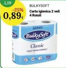Re Mercato Lucrezia Carta igienica 2 veli 4 Rotoli offerta