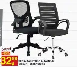 Ni Hao Market Sedia da ufficio Altamira/Viesca - estensibile offerta