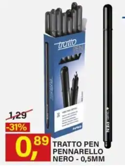 Ni Hao Market Tratto Pen Pennarello Nero offerta