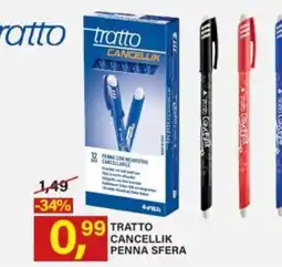 Ni Hao Market Tratto Cancellik Penna Sfera offerta