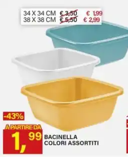 Ni Hao Market Bacinella colori assortiti offerta