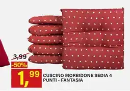 Ni Hao Market Cuscino morbidente sedia 4 punti - fantasia offerta