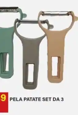 Ni Hao Market Pela patate set da 3 offerta