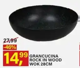 Ni Hao Market Grancucina rock in wood wok offerta