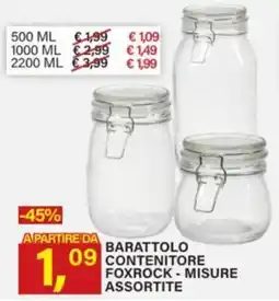 Ni Hao Market Barattolo contenitore Foxrock offerta