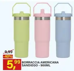 Ni Hao Market Borraccia americana Sandiego offerta