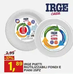 Ni Hao Market IRGE PIATTI RIUTILIZZABILI FONDI E PIANI offerta