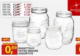 Ni Hao Market Barattolo vetro misure assortite offerta