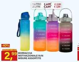 Ni Hao Market Borraccia motivazionale Sun offerta