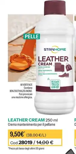 Stanhome Stanhome Leather Cream offerta