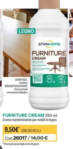 Stanhome Stanhome Furniture Cream offerta
