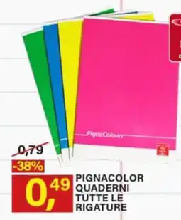 Ni Hao Market Pignacolor quaderni tutte le rigature offerta