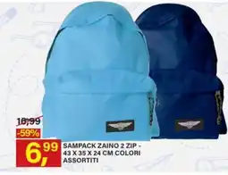 Ni Hao Market Sampack zaino 2 zip offerta