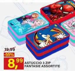 Ni Hao Market Astuccio 3 zip fantasie assortite offerta