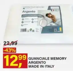 Ni Hao Market Guanciale memory argento offerta