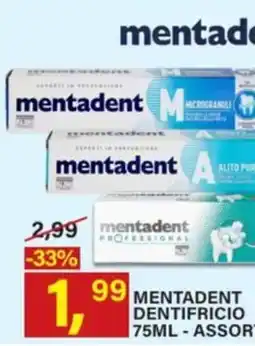 Ni Hao Market Mentadent dentifricio offerta