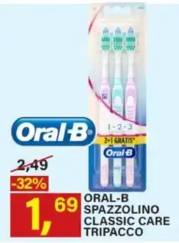 Ni Hao Market Oral-B spazzolino classic care tripacco offerta