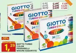 Ni Hao Market Giotto Turbo Color Pennarelli offerta