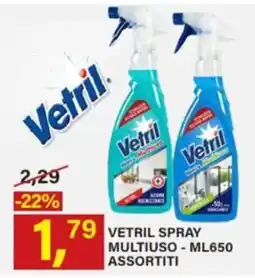 Ni Hao Market Vetril spray multiuso offerta
