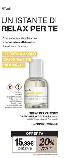 Stanhome Spray per cuscino Camomilla Delicata offerta