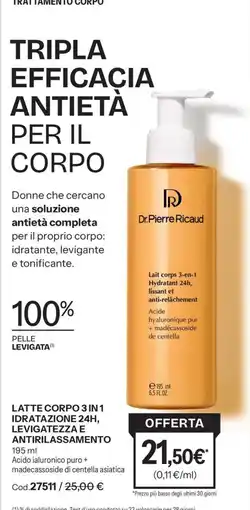 Stanhome Latte corpo 3 in 1 Dr. Pierre Ricaud offerta
