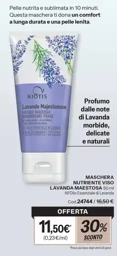 Stanhome Maschera Nutriente Viso Lavanda Maestosa offerta
