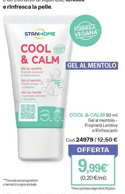 Stanhome Stanhome Cool & Calm Gel al mentolo offerta