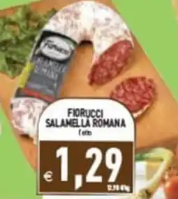 Supermercati Agorà Fiorucci salamella romana offerta