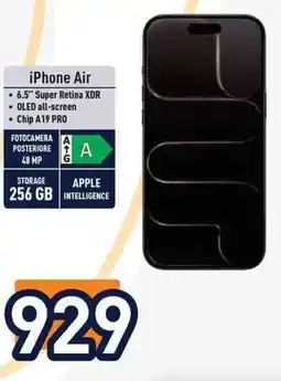 Unieuro iPhone Air offerta