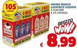 Europlanet Casa Omino bianco lavatrice liquido offerta