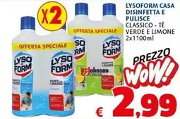 Europlanet Casa Lysoform casa disinfetta e pulisce offerta