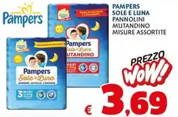 Europlanet Casa Pampers Sole e Luna pannolini mutandino offerta