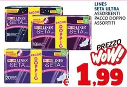 Europlanet Casa Lines Seta Ultra assorbenti offerta