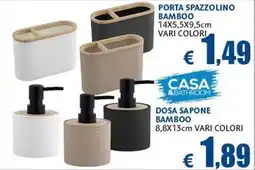 Europlanet Casa Porta spazzolino bamboo offerta