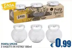 Europlanet Casa Porta Spezie in vetro offerta