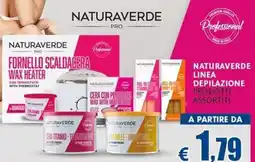 Europlanet Casa Naturaverde linea depilazione prodotti assortiti offerta