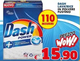 Dash lavatrice in polvere fustino