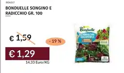 Prezzemolo e Vitale Bonduelle songino e radicchio offerta