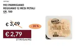 Prezzemolo e Vitale 993 Parmigiano Reggiano 12 mesi Petali offerta