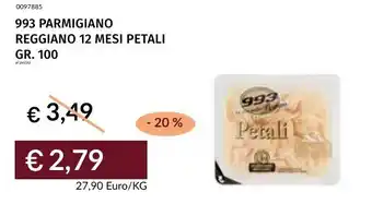 Prezzemolo e Vitale 993 Parmigiano Reggiano 12 mesi Petali offerta