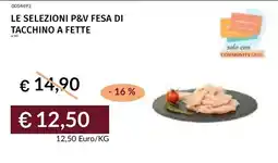 Prezzemolo e Vitale Le selezioni P&V fesa di tacchino a fette offerta