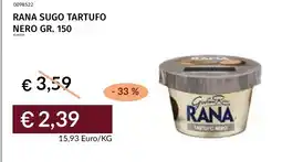 Prezzemolo e Vitale Rana sugo tartufo nero offerta