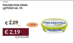 Prezzemolo e Vitale Philadelphia senza lattosio offerta