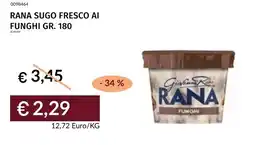Prezzemolo e Vitale Rana sugo fresco ai funghi offerta
