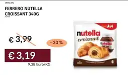 Prezzemolo e Vitale Nutella croissant offerta