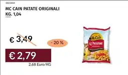 Prezzemolo e Vitale Mc Cain Patate Originali offerta