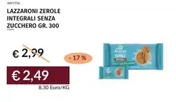 Prezzemolo e Vitale Lazzaroni zereal integrali senza zucchero offerta