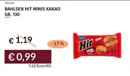 Prezzemolo e Vitale Bahlsen Hit Minis Kakao offerta