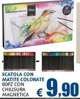 Europlanet Casa Scatola con matite colorate Artist offerta