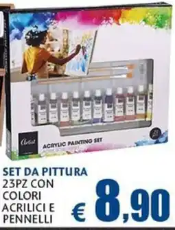 Europlanet Casa Artist Acrylic Painting Set offerta